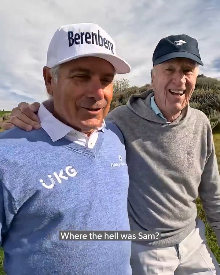Sam Reeves is 90 years old. He and @FredCouplesGolf have been friends for nearly 40 years. Sam hosts Freddie every time he plays a tournament at Pebble Beach PURE Insurance Championship.