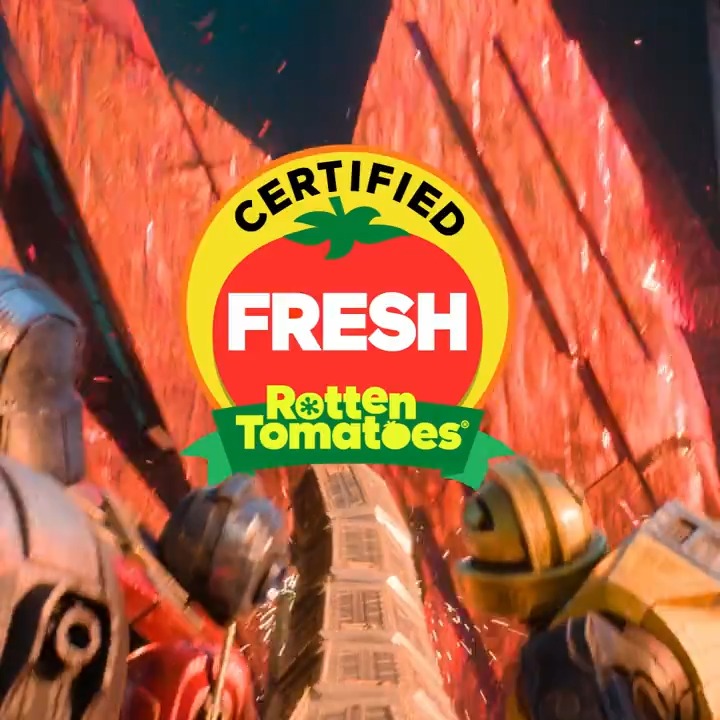 The humans have spoken! #TransformersOne is Certified Fresh on @rottentomatoes and "must be seen on the biggest screen possible!" Get your tickets now: