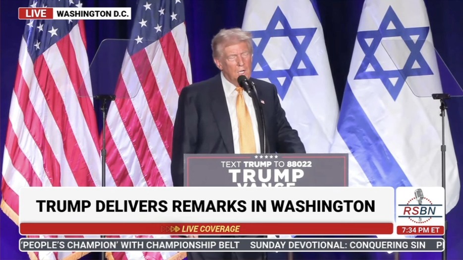 BREAKING: In a stunning moment at an event focused on fighting antisemitism, Donald Trump just announced that Jewish Americans need to have their head examined. Retweet so all Americans see this and know how vile Trump is.