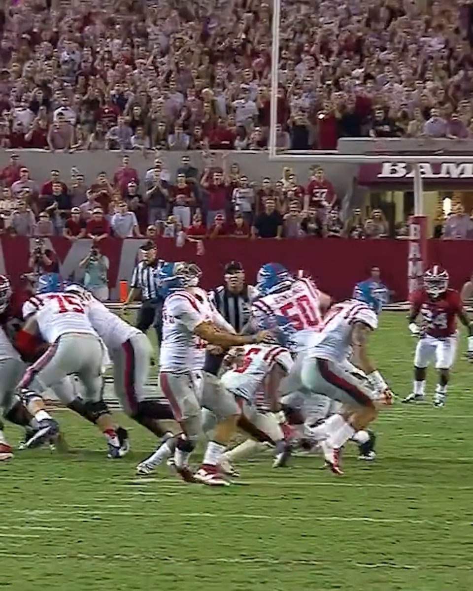 9️⃣ years ago today, Ole Miss Football stunned No. 2 Alabama in Tuscaloosa 🤯