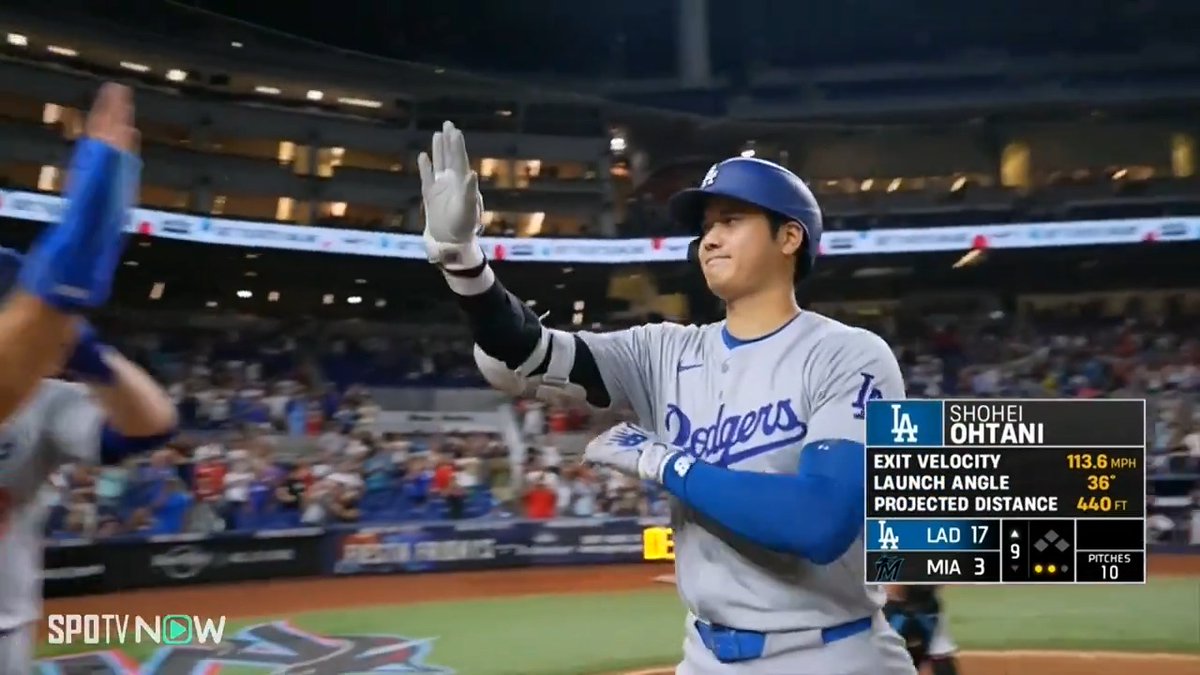[速報] #大谷翔平 1試合3HRで51-51を達成🔥 ／ 51号はまさかの3打席連続HR!!! またもやライトスタンドに突き刺す!! 6打数6安打10打点と大爆発!! ＼ 🇺🇸#MLB 2024 🆚#ドジャース × マーリンズ 📺#アベマ で無料ハイライト配信 #アベマでMLB #SPOTVNOW #大谷ホームラン