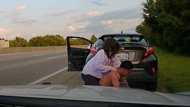 Arkansas: Heroic Motorist Rescues Female State Trooper Under Attack by Drunk Illegal Alien An Arkansas woman is being hailed as a heroine after she stopped to aid an officer being attacked by an intoxicated illegal alien during a recent traffic stop that ended in a shooting, according to authorities. Kylie Sutton, 31, saw ASP Trooper Alexandria Duncan struggling with a male suspect on I-49 in Benton County and pulled over to help. Angel Zapet-Alvarado, an illegal alien from Guatemala, had been driving drunk at nearly 115 mph before he was pulled over, ASP says. Zapet-Alvarado managed to grab Trooper Duncan's taser and throw it into the road before kicking her multiple times in the head and climbing on top of her. Sutton intervened and afforded Duncan the opportunity to discharge a round that grazed Zapet-Alvarado's head. He is currently being held in Benton County Detention Center. FULL STORY:
