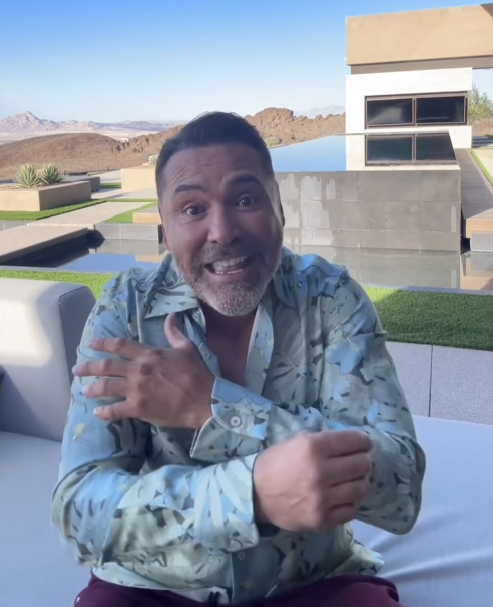 Oscar De La Hoya gives his review of Canelo Alvarez vs Edgar Berlanga: "Fighters are getting praise for simply going the distance with a 35-year-old Canelo who hasn't knocked anybody out since 2021." [🎥 Oscar De La Hoya]