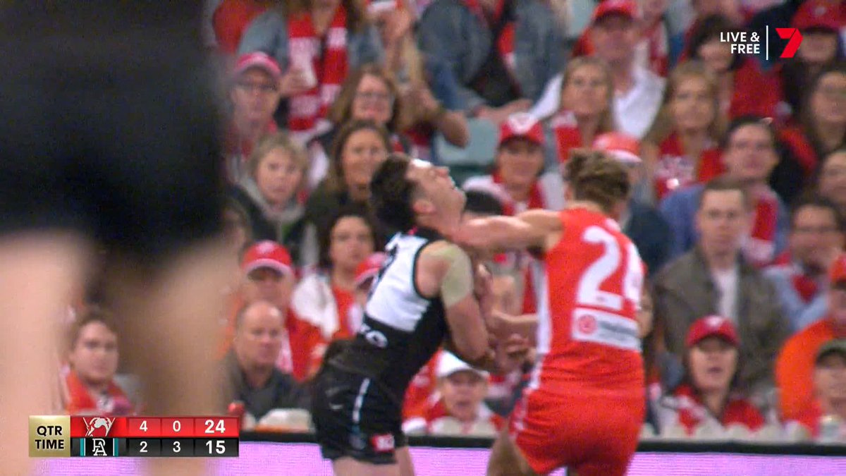 Will Dane Rampe be in trouble for this? #AFLSwansPower