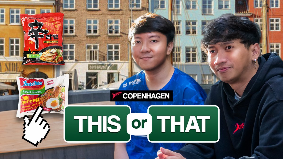 Before #TI13 kicked off, Jhocam was joined by TUNDRA' very own Whitemon for a little game of THIS or THAT. We all know whose TI journey you'd take in this game. 😵‍💫 #SOARWITHTALON #Dota2