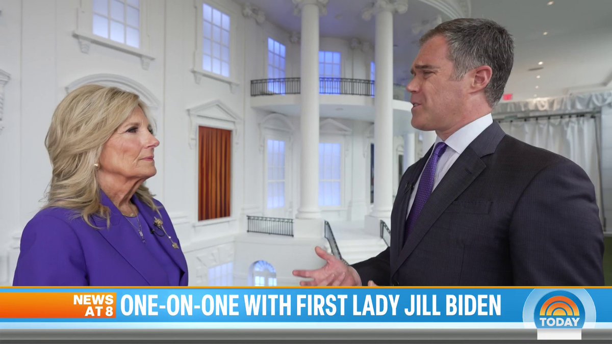Tomorrow on Saturday TODAY, Peter Alexanderโs exclusive interview with First Lady Jill Biden.