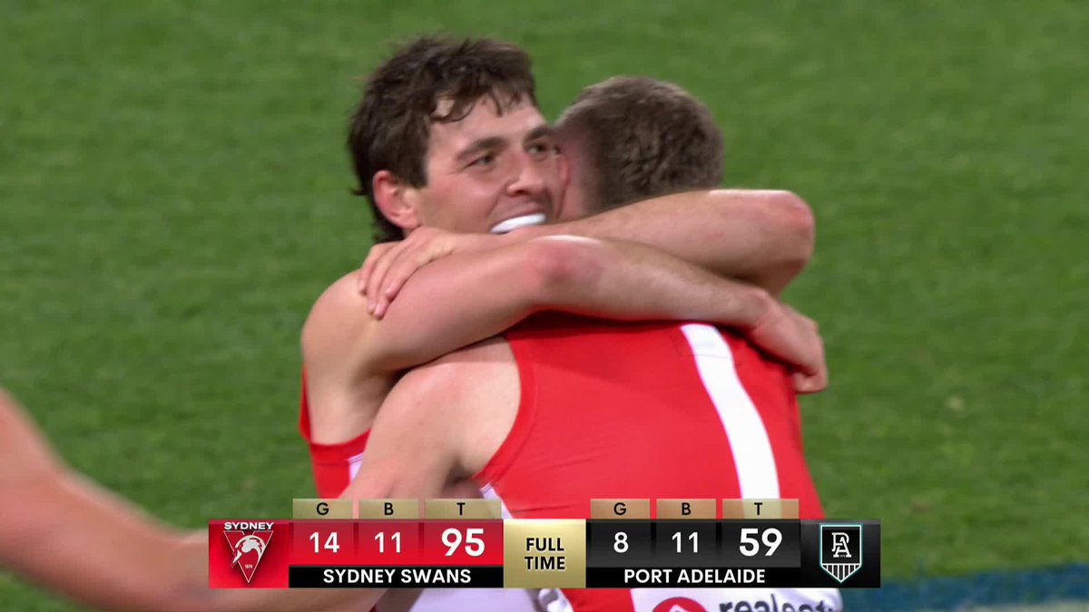Soak it in Sydney fans, you're into the last game of the season 🏆 #AFLFinals | #AFLSwansPower