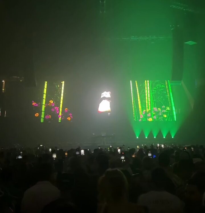 Think Eric Prydz and Anyma might have new competition for the best visuals 🐼 🤣 @kygomusic
