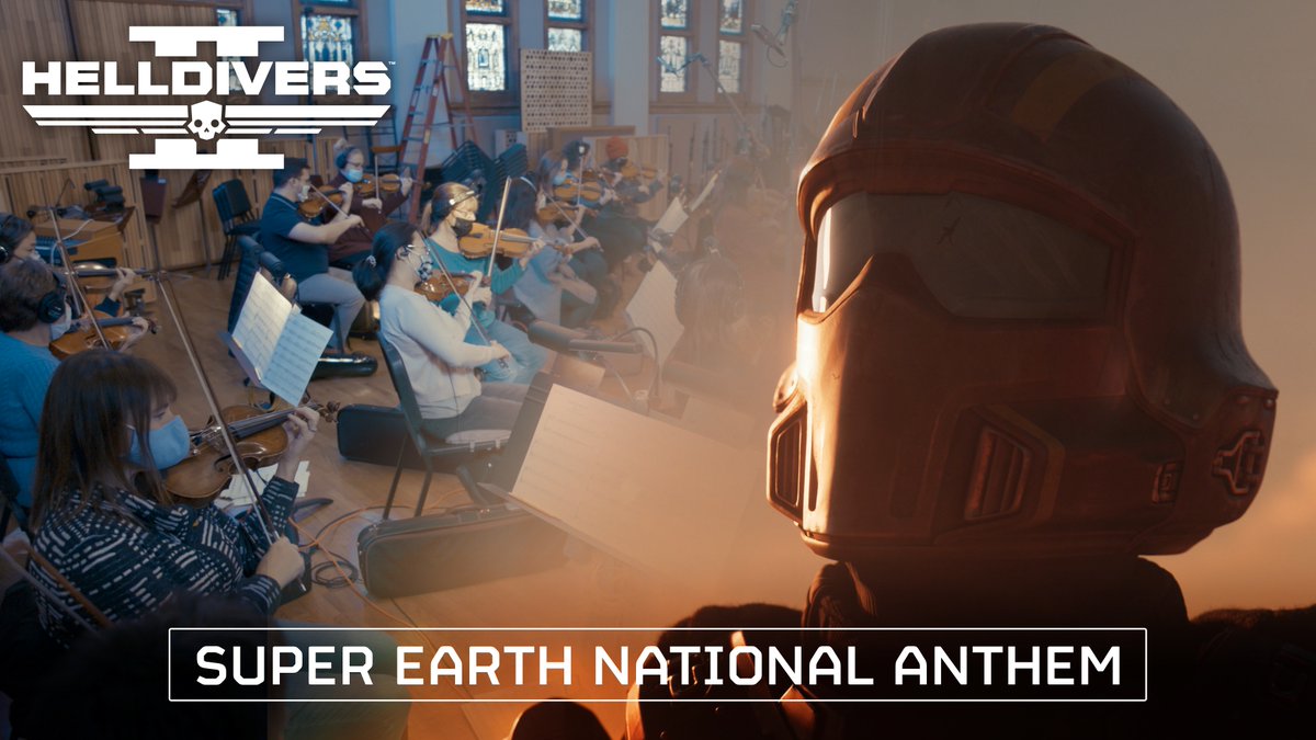 All rise for the Super Earth anthem 💪 The official Helldivers 2 soundtrack has been deployed to all platforms: [Undivided attention is required. Divisions in attentiveness will result in re-education]