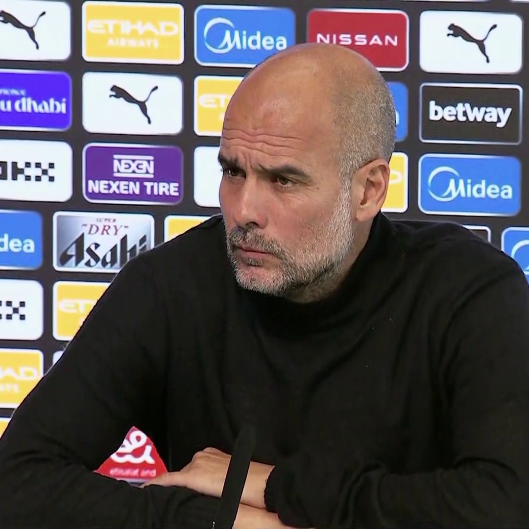 🔵👀 Pep Guardiola on Arsenal: “Every season they get stronger… if I say something, they'll say I was playing mind games or something”. “I’m not good on playing mind games!”.