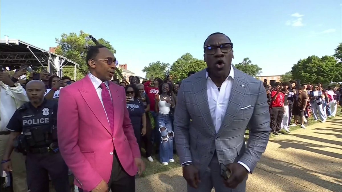 Howard University is showing out for First Take 👏