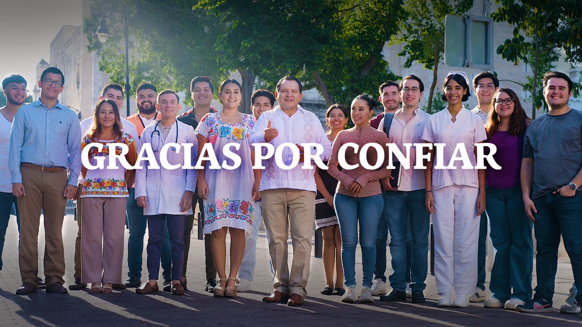 GRACIAS POR HABER CONFIADO EN MÍ. En Yucatán, el poder ahora está en el pueblo.