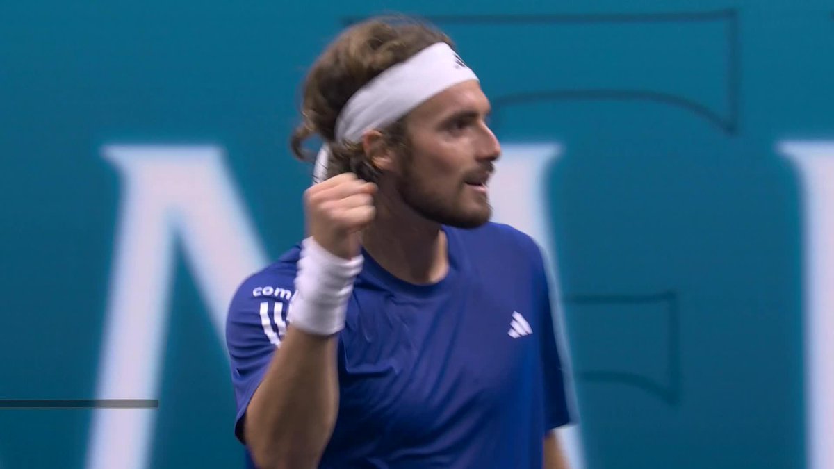 Clinical. Stefanos Tsitsipas gets Team Europe on the board in Berlin. #LaverCup