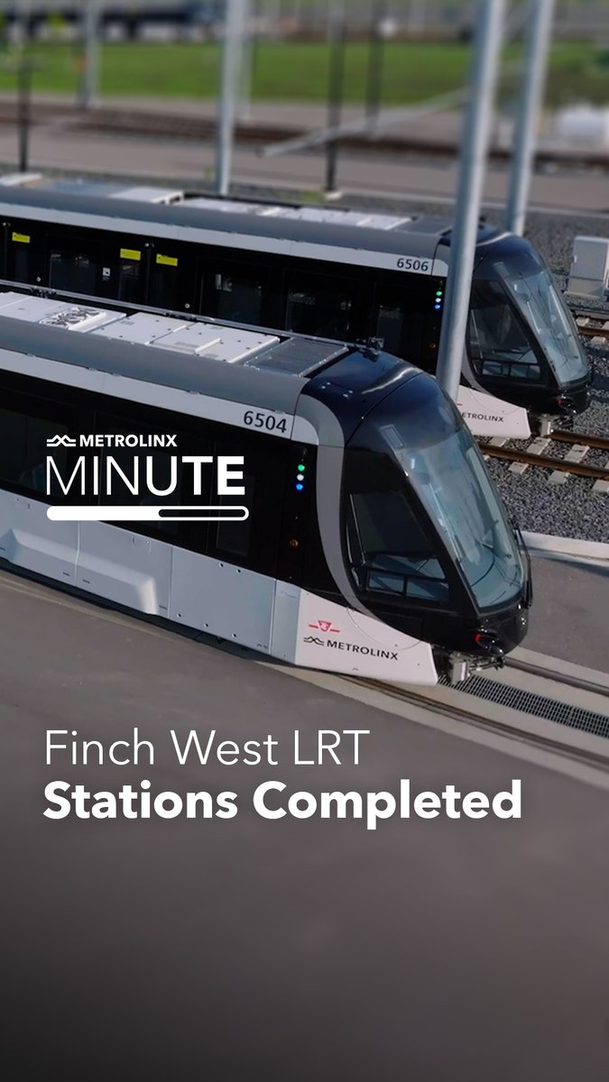 Construction is now finished on all stations and stops along the Finch West LRT including Humber College Station, Finch West Station and every surface level stop in-between. Crews will continue testing the entire system to make sure it’s ready for TTC driver training and is safe and reliable before it opens to the public. Click here for more: