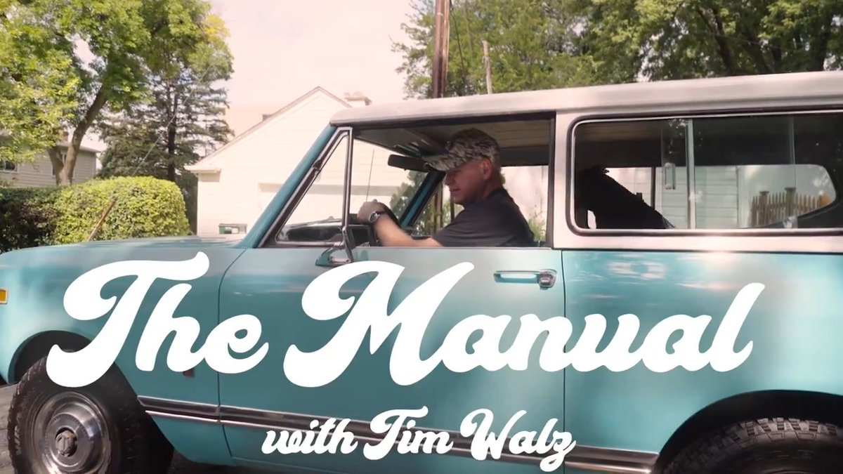 This might be the most brilliant video from Tim Walz so far from this entire election cycle. "Look, they didn't give me a manual for this if you didn't plan on using it to fix your truck. They didn't create that Project 2025 just to have it sit around as a doorstop."