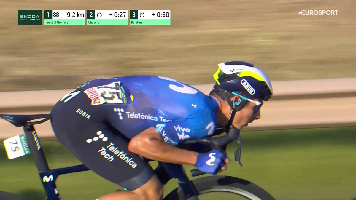 🚨⚠️ FORMOLO, 𝗗𝗘𝗦𝗖𝗔𝗟𝗜𝗙𝗜𝗖𝗔𝗗𝗢 DEL TOUR DE LUXEMBURGO 😬 El corredor del Movistar ha sido sancionado por una posición ilegal para la UCI durante este descenso. #LaCasaDelCiclismo | #SkodaTour