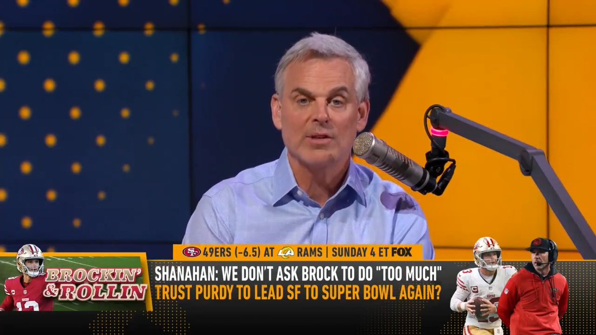 “I’m not anti Brock Prudy, but you know he does feel a little bit like a trust fund kid, he basically gets all the gifts.” — Colin Cowherd