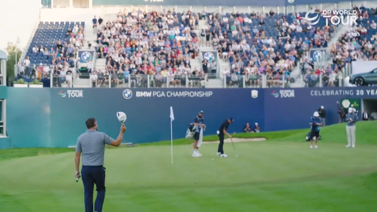 "The feeling doesn't get old." 53-year-old Padraig Harrington reacts to making the cut on his 21st tournament appearance. #BMWPGA | #RolexSeries