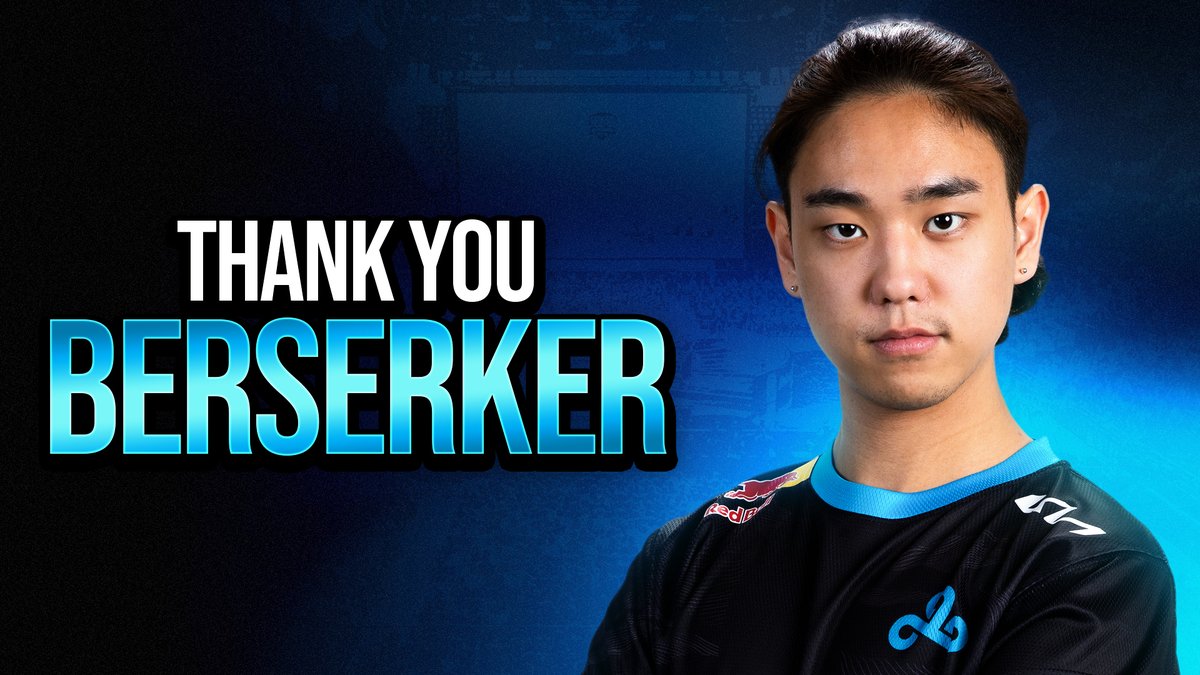 An MVP, a champion, and a living legend. We wish @C9Berserker nothing but the best as he takes the next step in his career. You'll always be part of the C9 family 💙