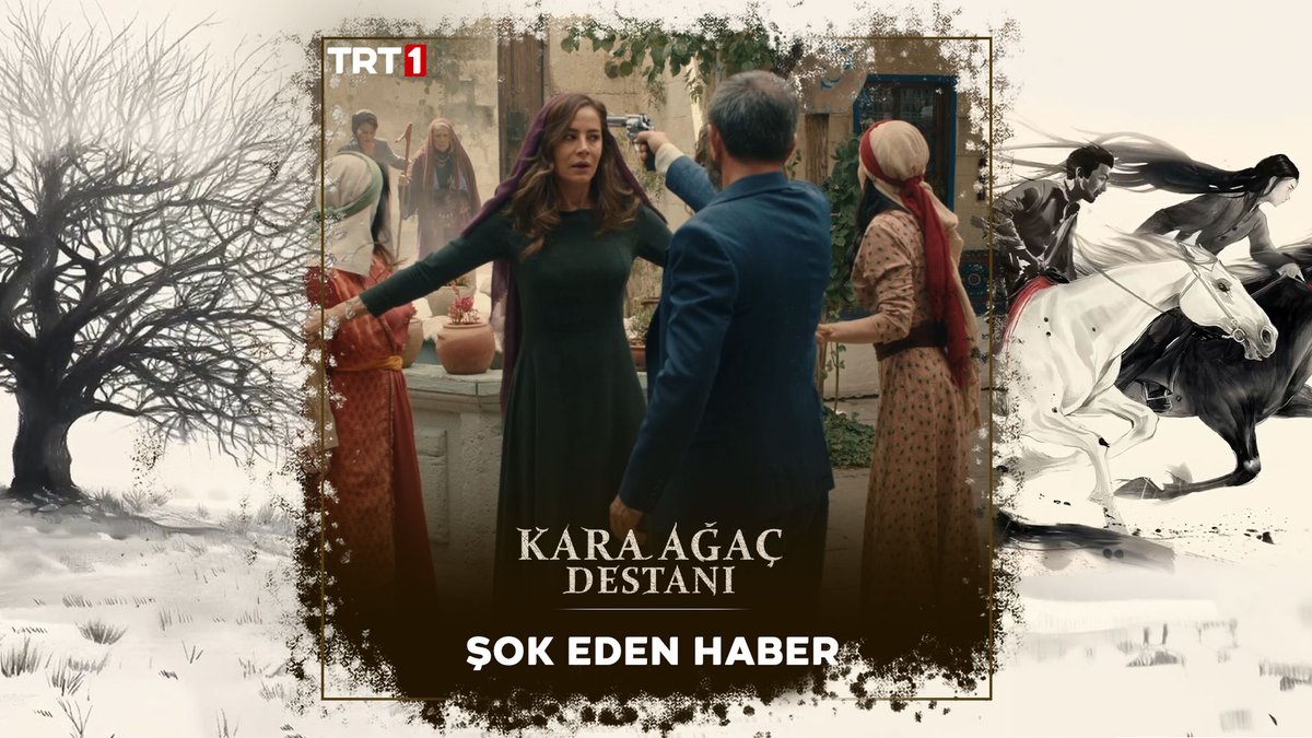 “Asiye Hanım’ım gebedir. Karnında senin çocuğunu taşıyor.” #KaraAğaçDestanı TRT 1