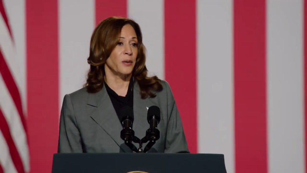 Vice President Harris: This week Republicans blocked a bill that would protect access to IVF treatment. Consider the irony. On the one hand, these extremists tell women they don't have the freedom to end an unwanted pregnancy. And on the other hand, these extremists are telling women they don't have the freedom to start a family