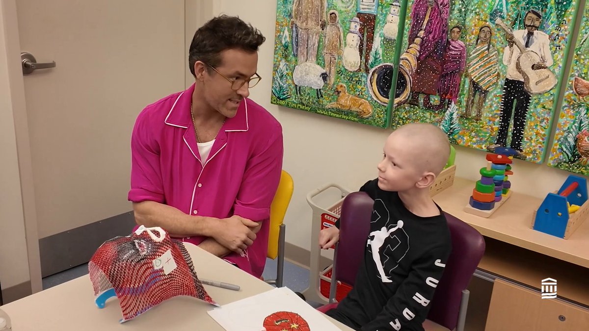 .Ryan Reynolds (Deadpool) & Hugh Jackman (Logan), surprised arguably their biggest (little) fan, Nash! The 8-year-old, who is getting treatment for a rare form of cancer, met Ryan and got a FaceTime from Hugh. Watch the moment he meets his personal superheroes!