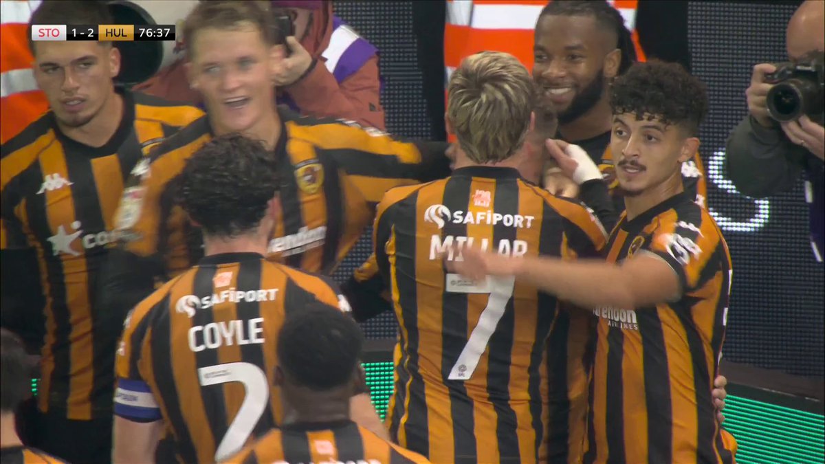 "The turnaround is complete!" Regan Slater powers it home for Hull City! 🔥