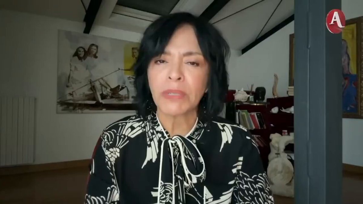 😵‍💫"La drogadicta".😱 ¡Que ganas de tirar, el prestigio de Aristegui Noticias a la basura!. Con una persona tan dañada de su cabeza, como Anabel Hernández. Dice Anabel, que el verdadero presidente de México es el Mayo Zambada y no Andrés Manuel. 🤦¡Las drogas destruyen!.😱