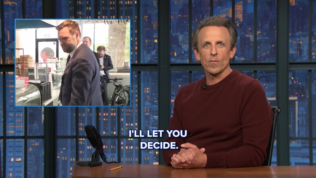 If J.D. Vance says it’s okay to spread false rumors about immigrants in Ohio, then he won’t mind if Seth Meyers spreads a few rumors of his own. #ACloserLook