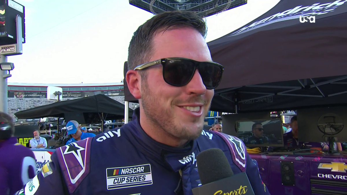 Alex Bowman "qualified like 400th" in the spring at Bristol. He qualifies FIRST and wins the pole in the fall. #NASCAR