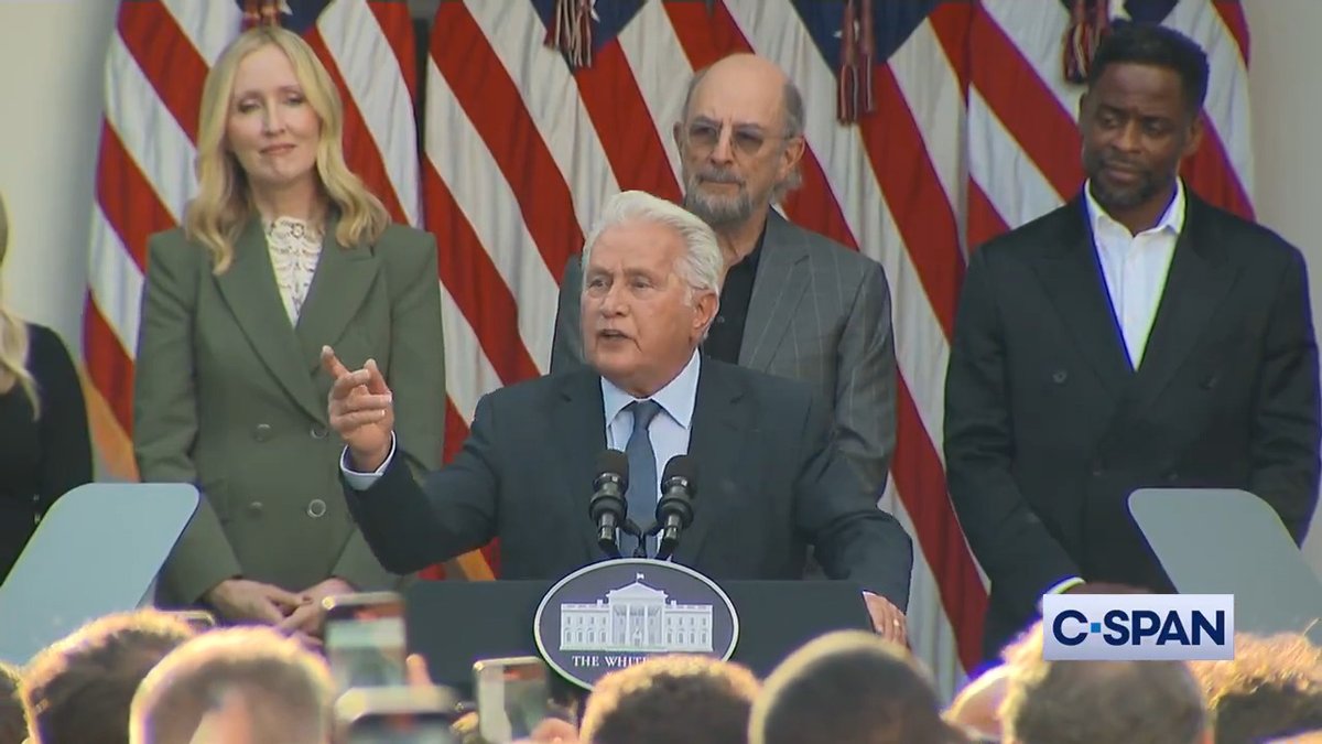 Martin Sheen complete remarks at "The West Wing" anniversary event at the White House.