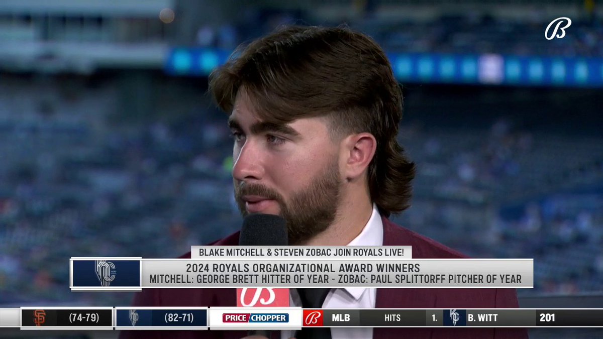 Royals prospect Blake Mitchell on playing his first full professional season and the biggest adjustment: "Playing every single day. .... Getting the mind in shape... You've got to build your mind up. Have that success mindset... No doubts in your head."