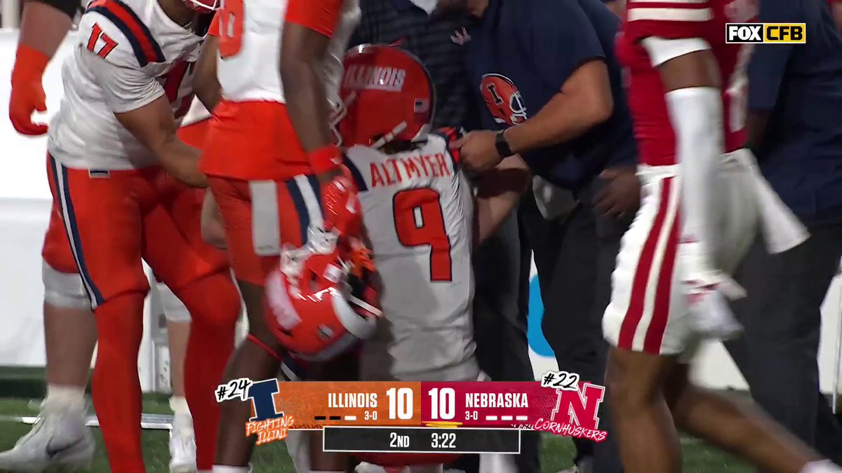NEBRASKA DEFENSE COMING UP BIG 🔥 Nebraska Football denies Illinois on 4th down 💪