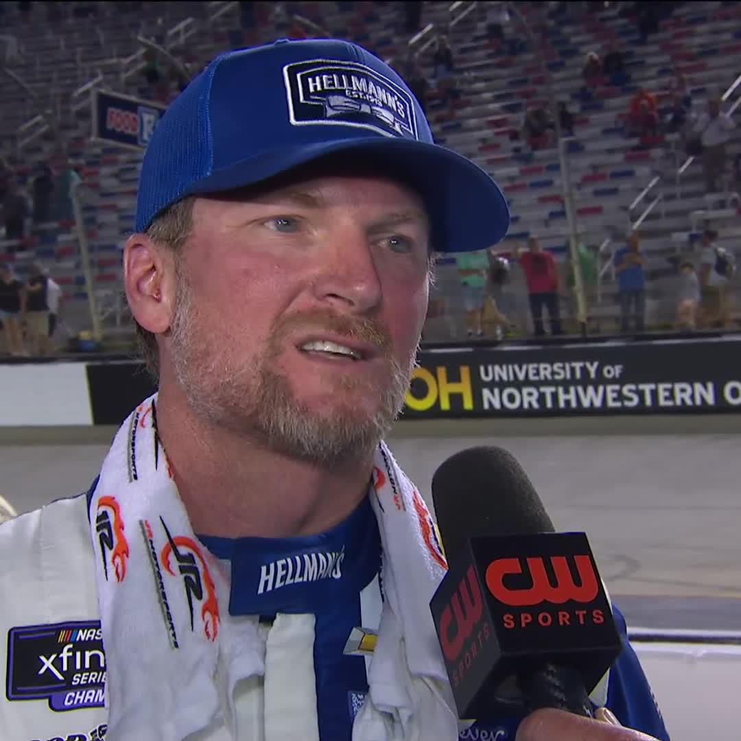 We had a lot of fun watching you out there, Dale Earnhardt Jr..