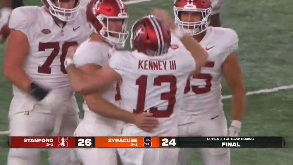 KENNEY WINS IT!! 🙌 📺 ESPN #GoStanford | Emmet Kenney