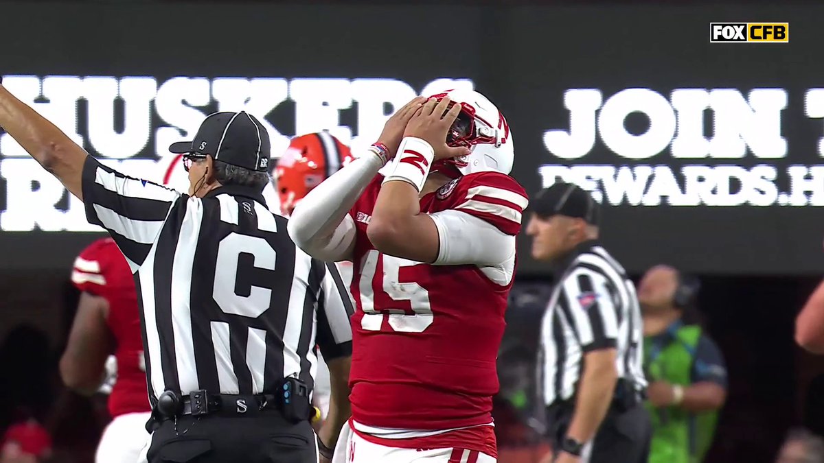 Nebraska fans gotta be sick tonight