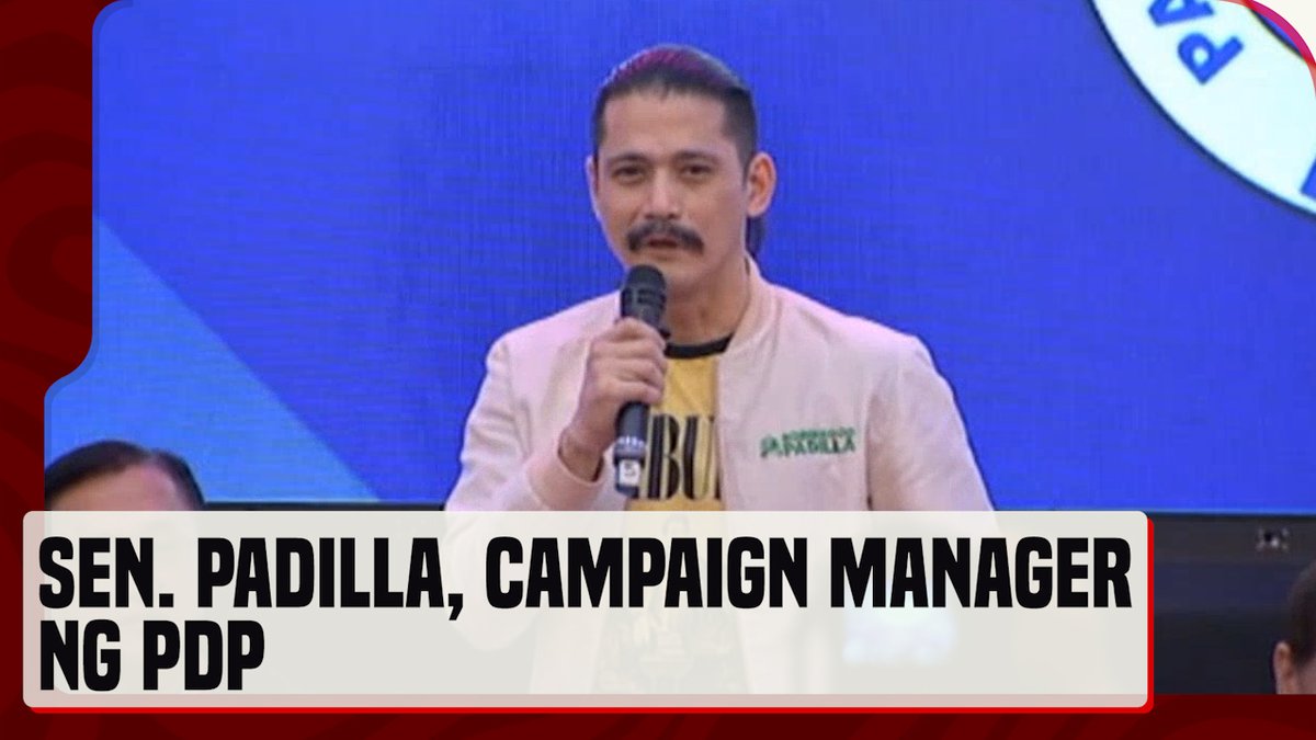 Itinalaga ng Partido Demokratiko Pilipino #PDP bilang campaign manager si Sen. Robin Padilla para sa 2025 elections. #News5