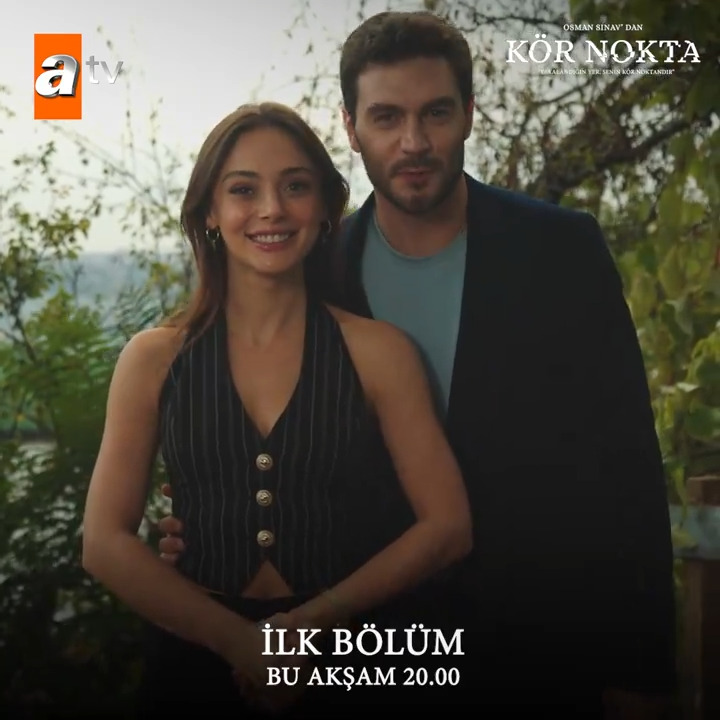 Bu akşam heyecanımıza ortak olmaya ne dersiniz? ❤️ İlk bölümümüz ile atv’de sizleri bekliyor olacağız… Osman Sınav’dan Kör Nokta ilk bölümüyle bu akşam 20.00’de atv’de! #KörNokta KörNokta