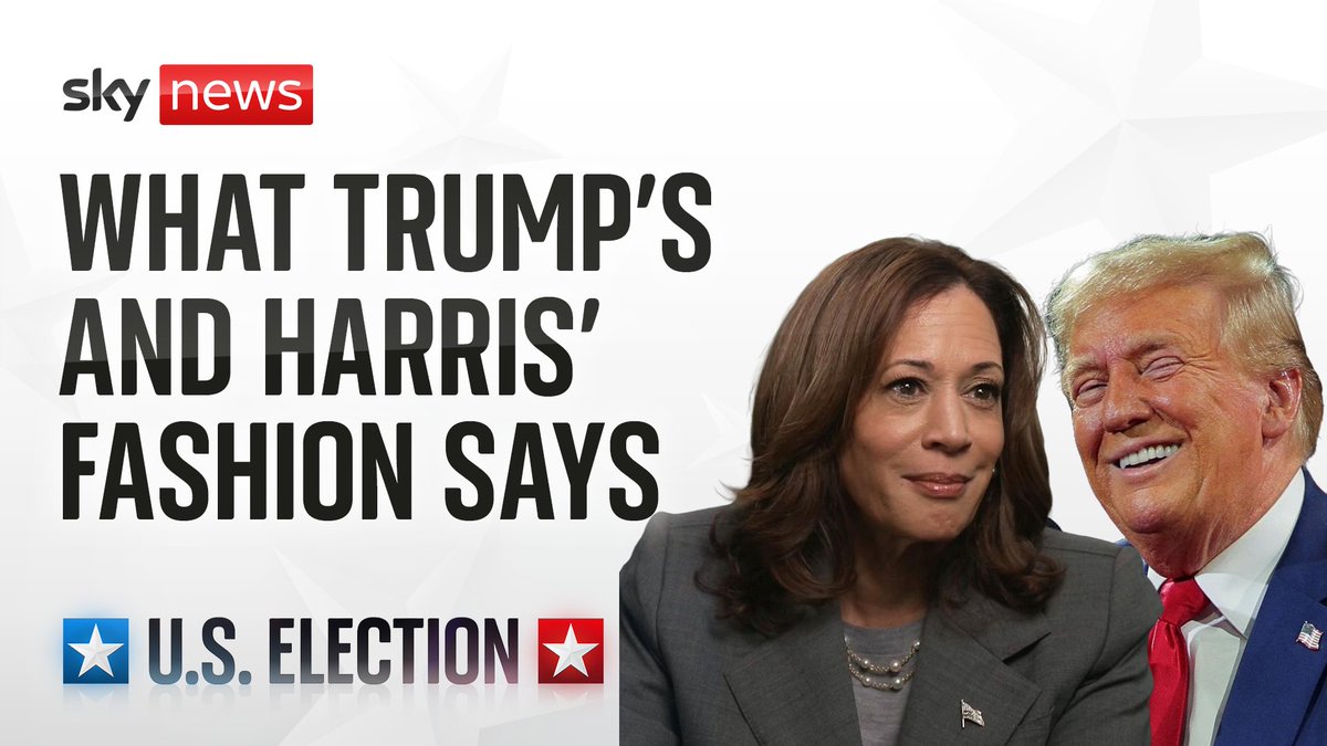 Kamala Harris and Donald Trump are both fighting for support from voters ahead of the US election in November. But how are they using their clothes to communicate their message to the country?