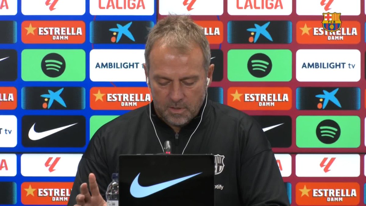 𝗛𝗮𝗻𝘀𝗶 𝗙𝗹𝗶𝗰𝗸: “It will be a tough game, Villarreal has the third most goals in La Liga.” #VillarrealBarça