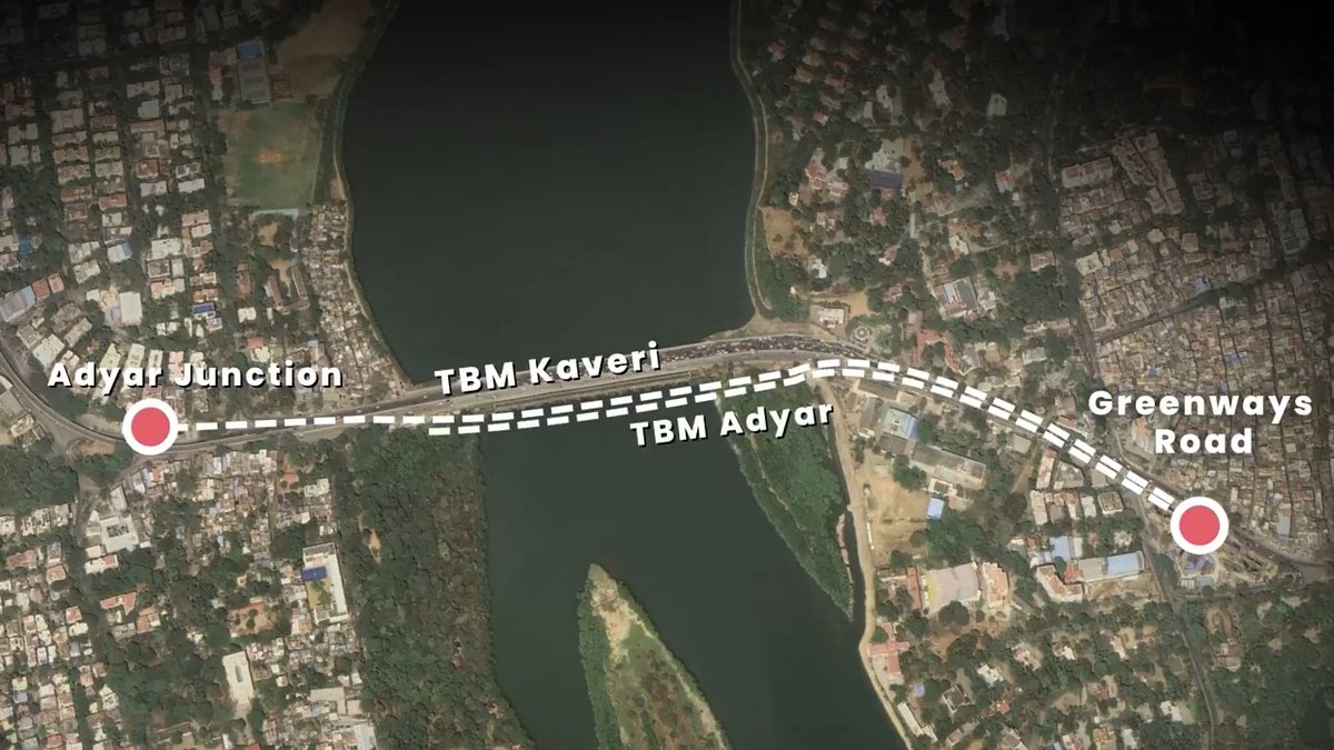 A major milestone achieved as TBM Kaveri makes its breakthrough at Adyar Junction! Another step forward for Chennai’s metro expansion. #chennaimetro #chennai #metrorail #phase2 #cmrl