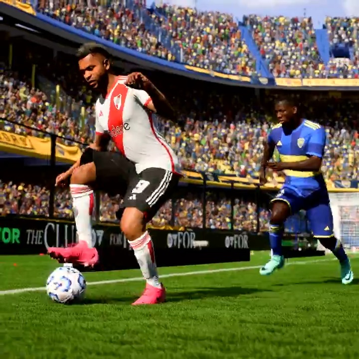 Se viene El Superclásico. ¡Jugalo Ya en #FC25! 🎮⚽️ 💙💛 Boca Juniors vs River Plate 🤍❤️ Dejá todo #PorElClub