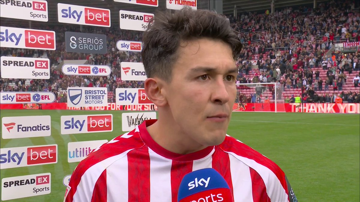 "I told a few of the lads before the game that I was going to score." 👀 Chris Rigg and Luke O'Nien reflect on a big win against Middlesbrough at the Stadium of Light 💪🔴