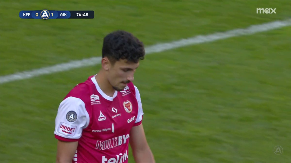 Dion Krasniqi får öppet mål för en kvittering, men bränner grovt och skickar bollen över ribban. 👀 📲 Se matchen på Max