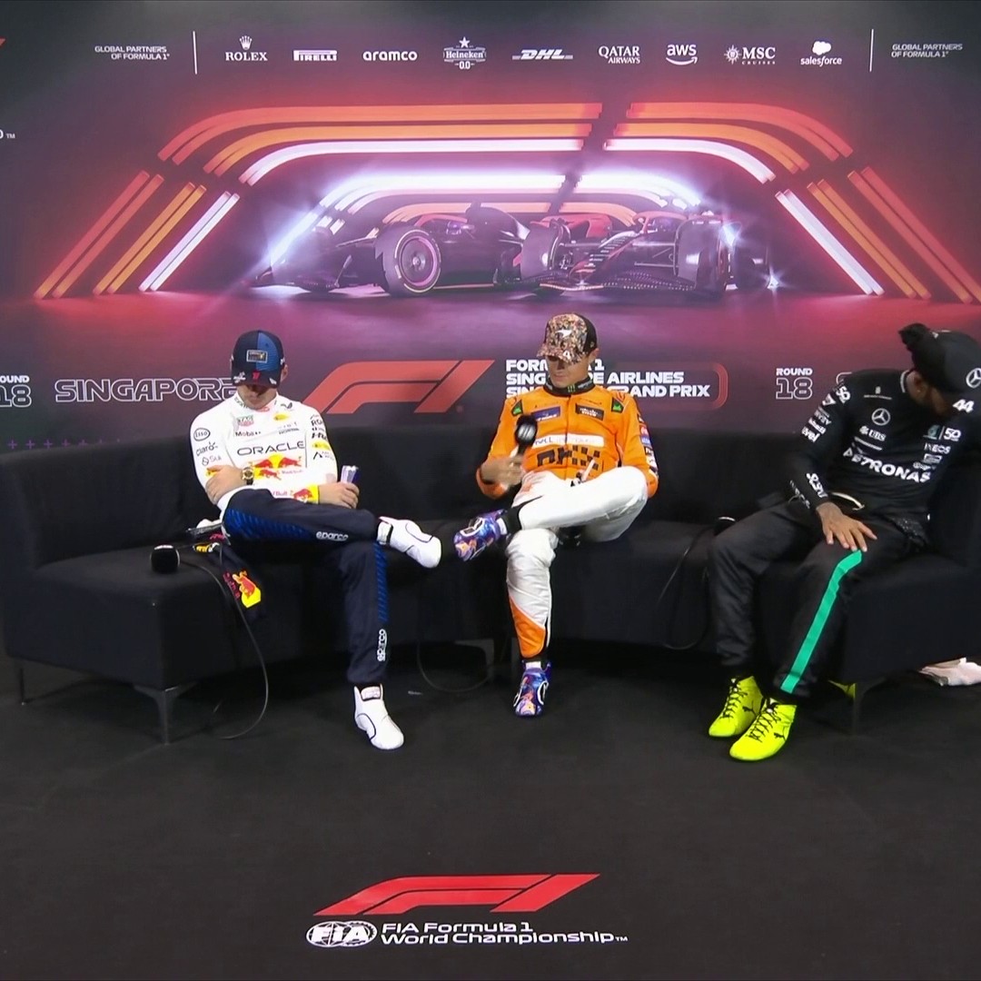 The drivers union are out in force in support of Max Verstappen 👀🤝