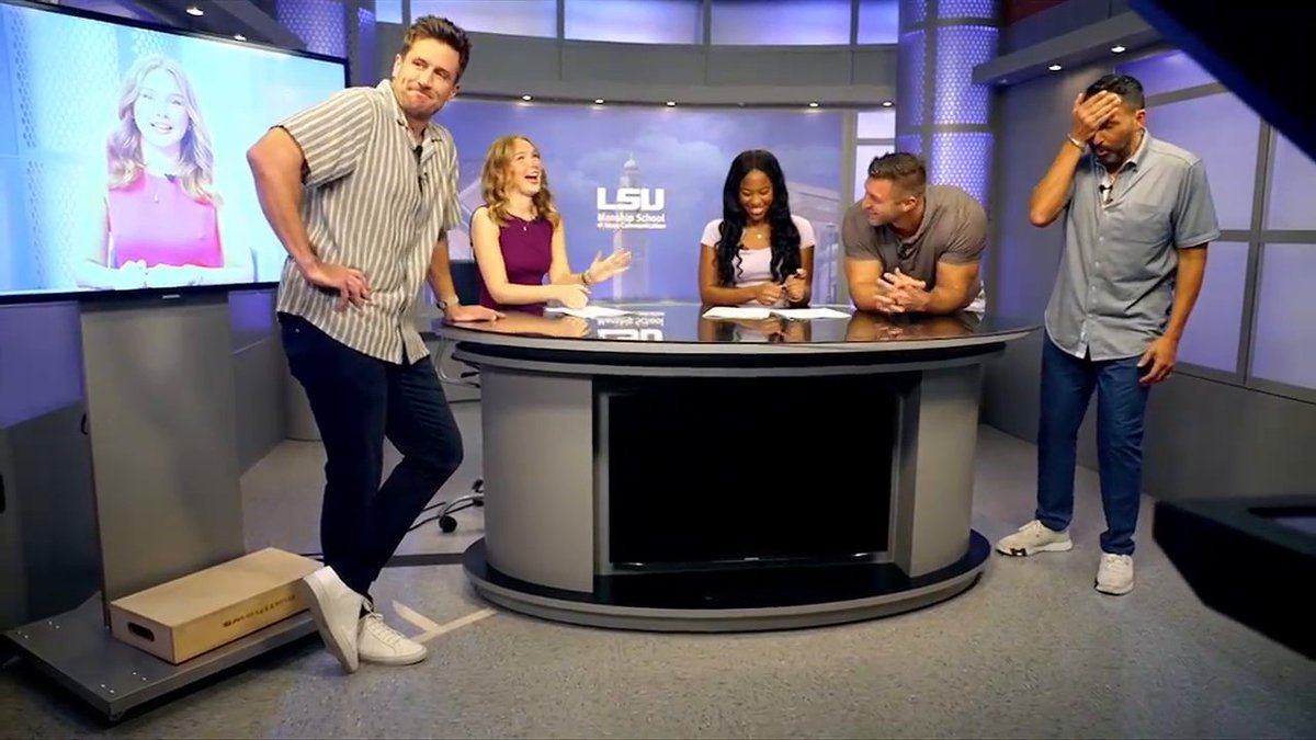 Things went off the rails at LSU's Tiger TV 🤣 Tim Tebow | Jordan Rodgers | Paul Finebaum | Joe Tessitore