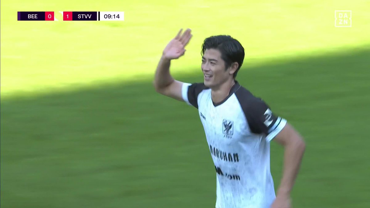 ／ 🇯🇵#谷口彰悟 加入後初ゴール🔥🔥 ＼ 嬉しいシント＝トロイデンでの初ゴール‼⚽ ポストの跳ね返りに素早く反応し 半身の体勢から右足で押し込んだ💪 🇧🇪ベルギーリーグ第8節 🆚ベールスホット×シント=トロイデン 📱#DAZN ライブ配信中 シントトロイデン🇯🇵公式🟡