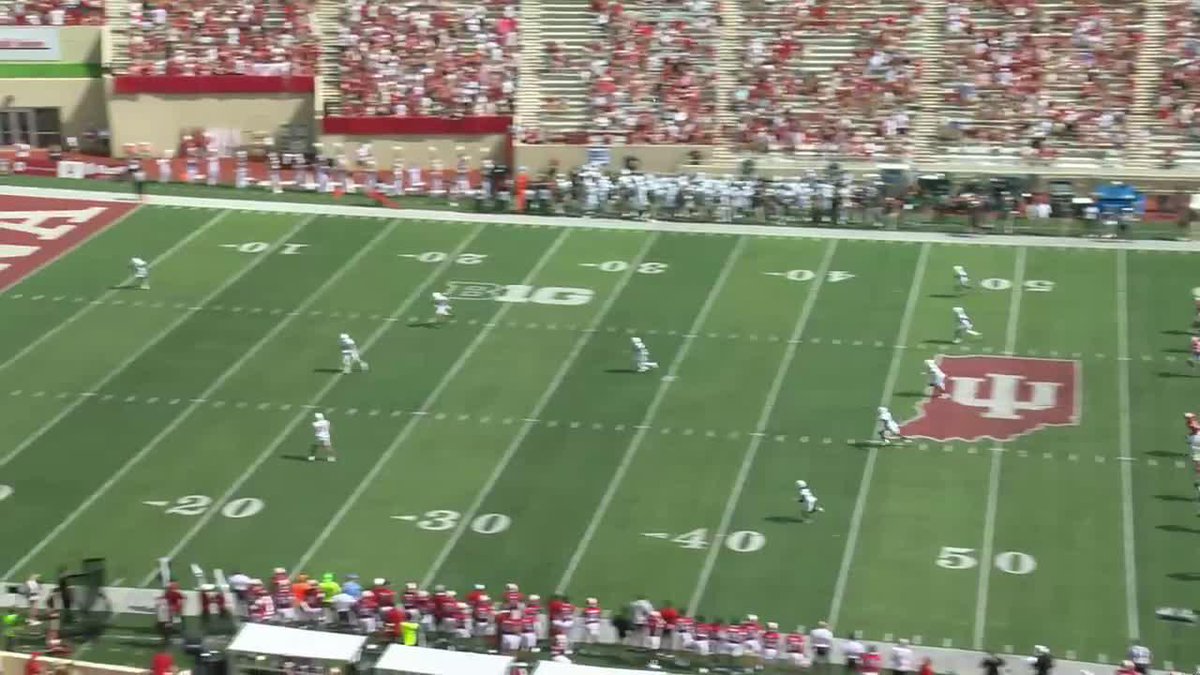 His first TD as a Hoosier. Kaelon Black⁶ | #IUFB | 📺: Big Ten Network