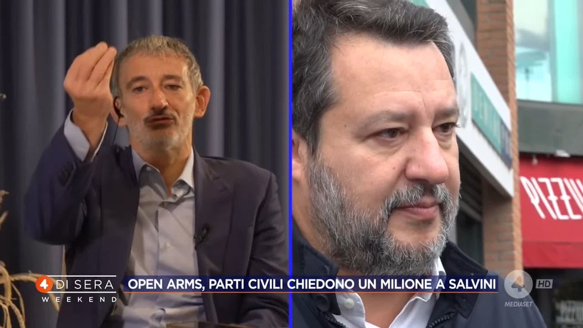 #OpenArms, Pietro Senaldi a #4disera Weekend: "La stragrande maggioranza degli italiani ritiene questo processo ridicolo e ingiusto"