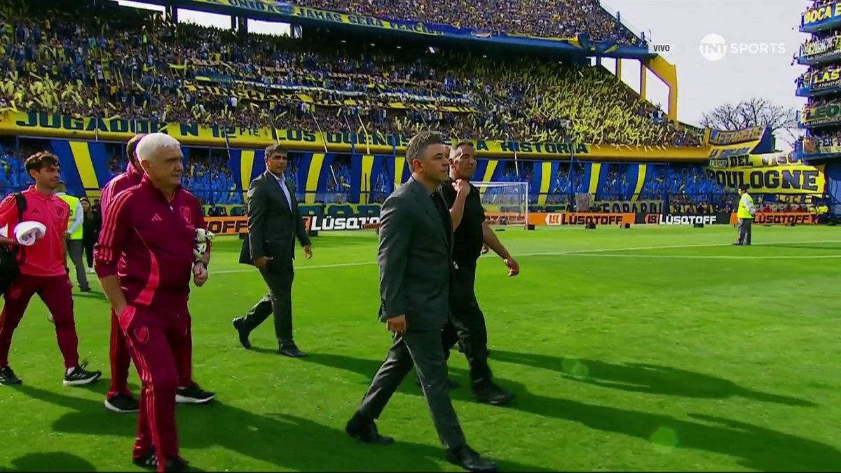 Así salió Marcelo Gallardo en La Bombonera.